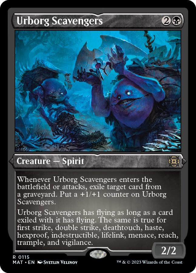 Urborg Scavengers (Foil Etched) [March of the Machine: The Aftermath]