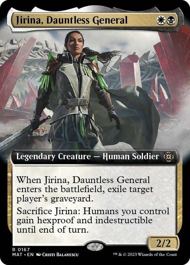 Jirina, Dauntless General (Extended Art) [March of the Machine: The Aftermath]