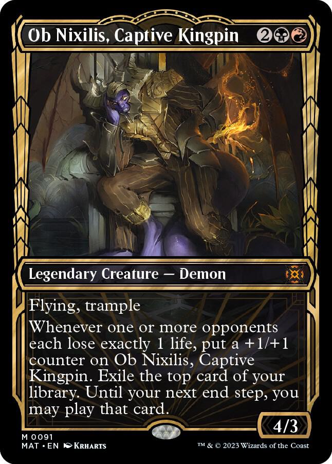Ob Nixilis, Captive Kingpin (Showcase) [March of the Machine: The Aftermath]