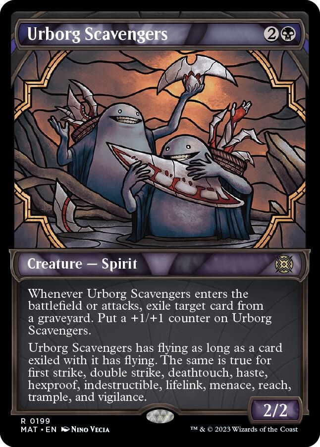 Urborg Scavengers (Showcase Halo Foil) [March of the Machine: The Aftermath]