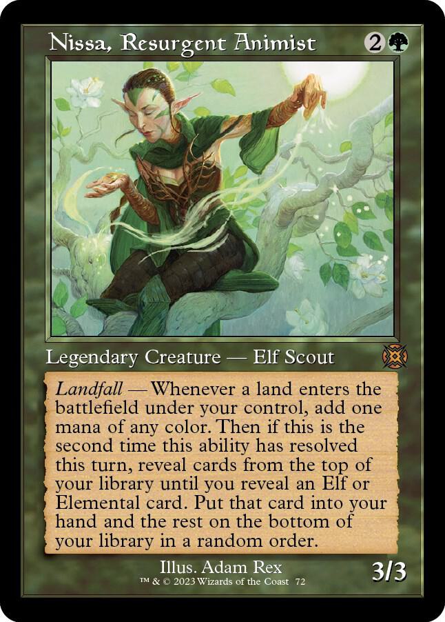 Nissa, Resurgent Animist (Retro) [March of the Machine: The Aftermath]