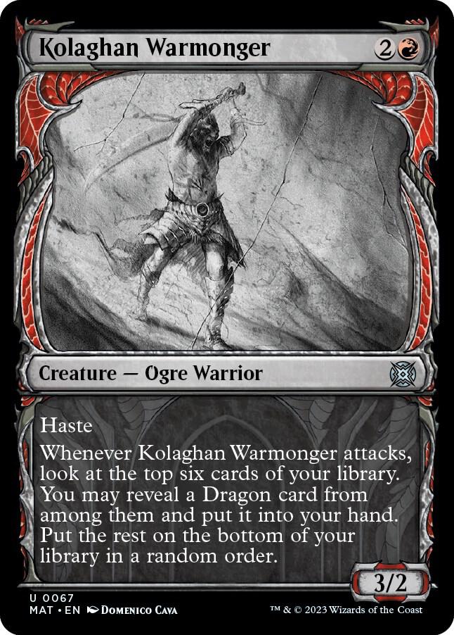 Kolaghan Warmonger (Showcase) [March of the Machine: The Aftermath]