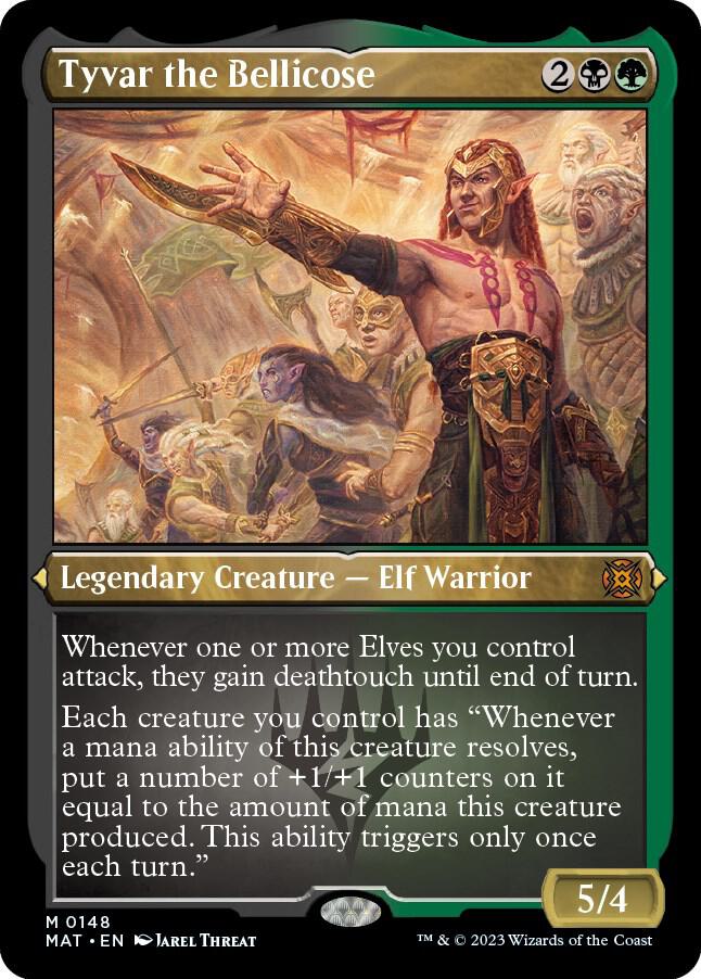 Tyvar the Bellicose (Foil Etched) [March of the Machine: The Aftermath]