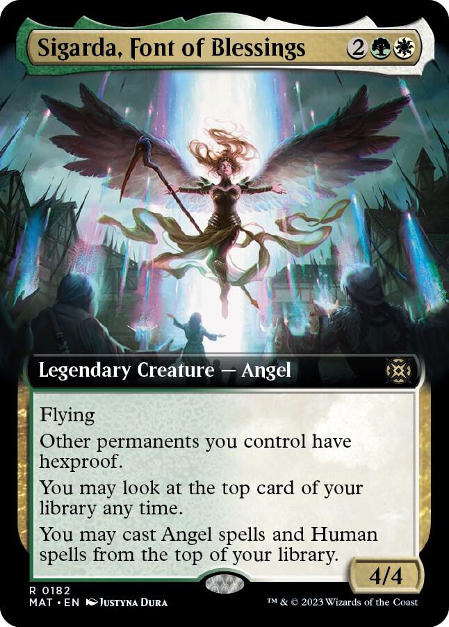 Sigarda, Font of Blessings (Extended Art) [March of the Machine: The Aftermath]