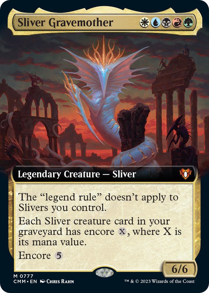 Sliver Gravemother (Extended Art) [Commander Masters]
