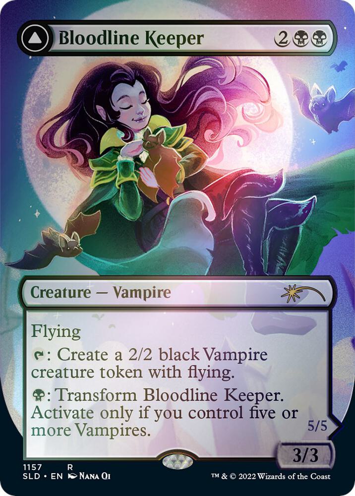 Bloodline Keeper // Lord of Lineage (Borderless) [Secret Lair: From Cute to Brute]