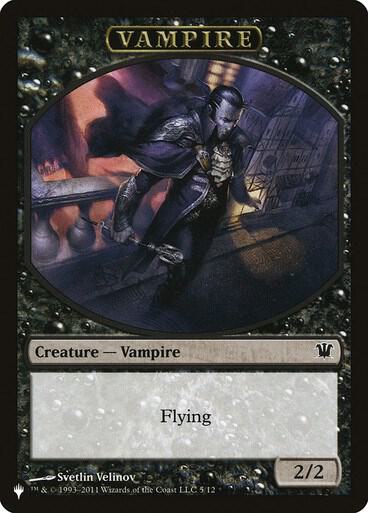 Vampire // Zombie Double-Sided Token [Secret Lair: From Cute to Brute Tokens]