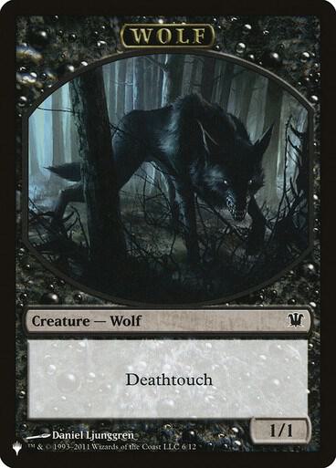 Wolf // Cat Double-Sided Token [Secret Lair: From Cute to Brute Tokens]