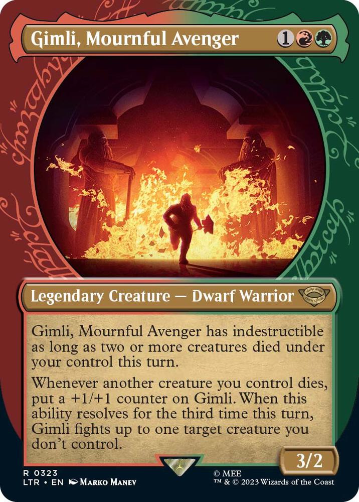 Gimli, Mournful Avenger (Showcase Ring Frame) [The Lord of the Rings: Tales of Middle-Earth]