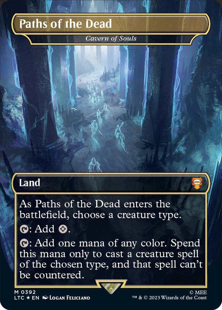 Paths of the Dead - Cavern of Souls (Surge Foil Realms and Relics) [The Lord of the Rings: Tales of Middle-Earth Commander]