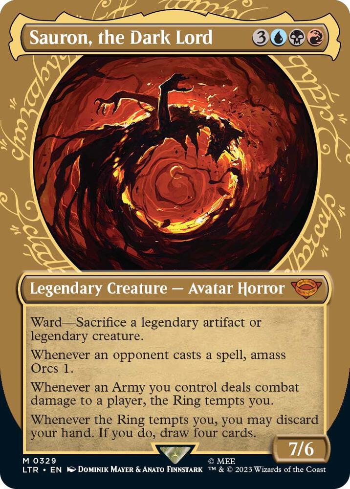 Sauron, the Dark Lord (Showcase Ring Frame) [The Lord of the Rings: Tales of Middle-Earth]