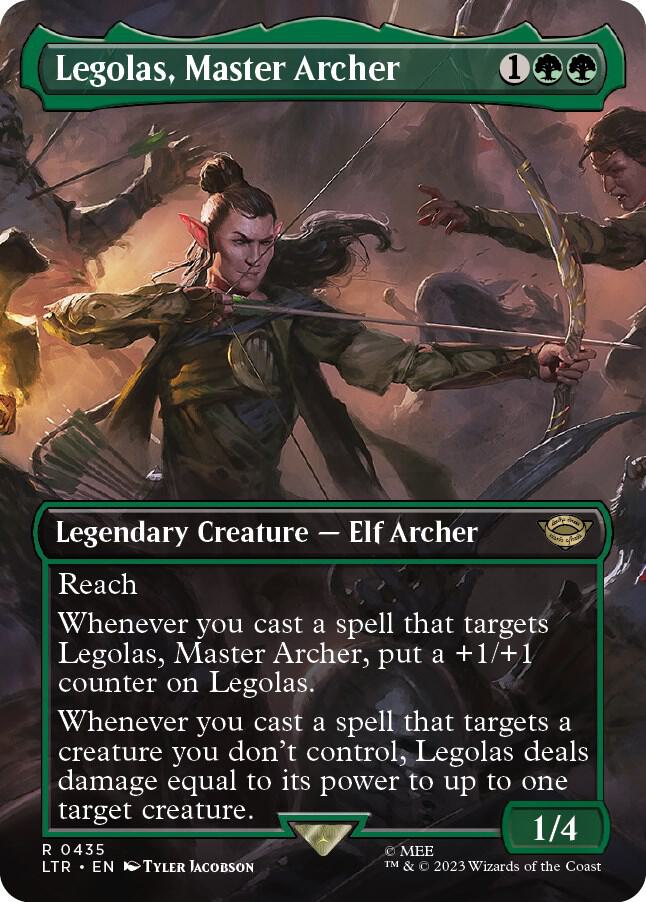 Legolas, Master Archer (Borderless Alternate Art) [The Lord of the Rings: Tales of Middle-Earth]