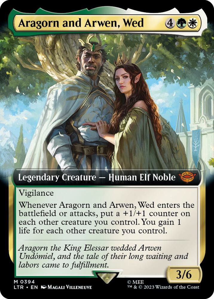 Aragorn and Arwen, Wed (Extended Art) [The Lord of the Rings: Tales of Middle-Earth]