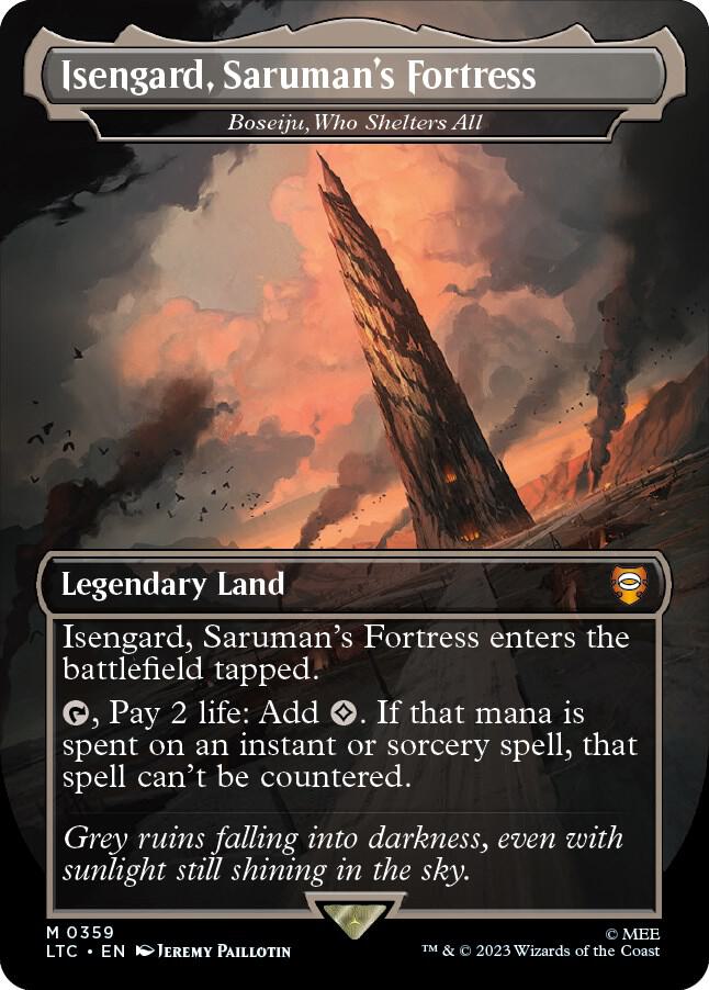 Isengard, Saruman's Fortress - Boseiju, Who Shelters All [The Lord of the Rings: Tales of Middle-Earth Commander]