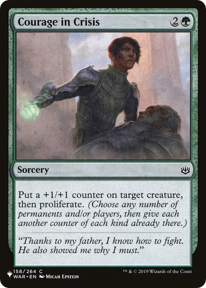 Courage in Crisis [The List]