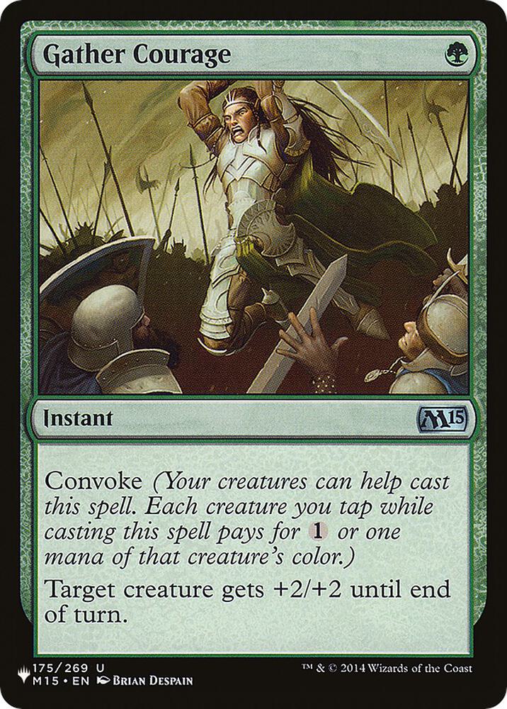 Gather Courage [The List]