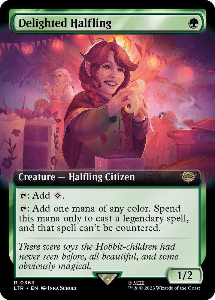 Delighted Halfling (Extended Art) [The Lord of the Rings: Tales of Middle-Earth]