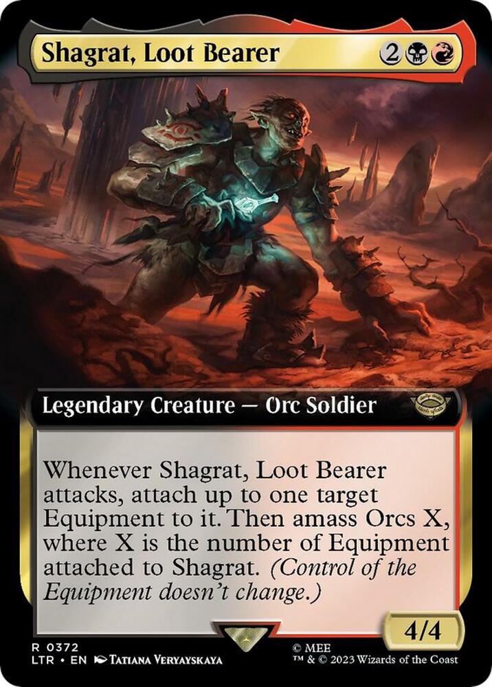 Shagrat, Loot Bearer (Extended Art) [The Lord of the Rings: Tales of Middle-Earth]