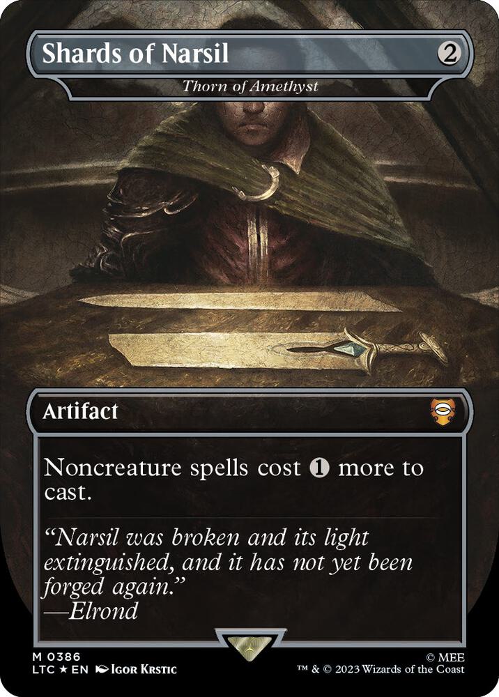 Shards of Narsil - Thorn of Amethyst (Surge Foil Realms and Relics) [The Lord of the Rings: Tales of Middle-Earth Commander]