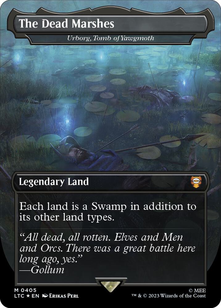 The Dead Marshes - Urborg, Tomb of Yawgmoth (Surge Foil Realms and Relics) [The Lord of the Rings: Tales of Middle-Earth Commander]