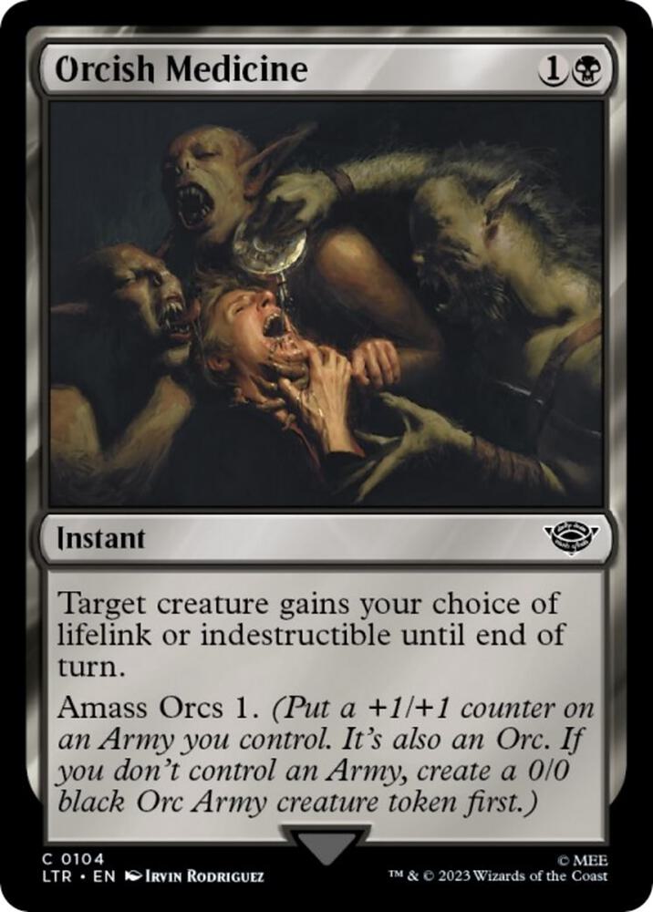 Orcish Medicine [The Lord of the Rings: Tales of Middle-Earth]