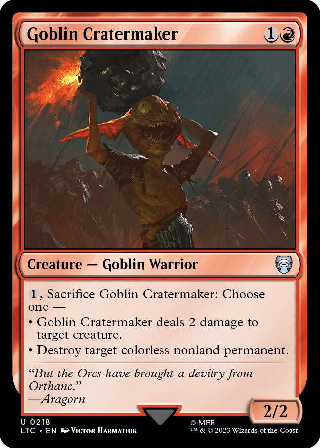 Goblin Cratermaker [The Lord of the Rings: Tales of Middle-Earth Commander]