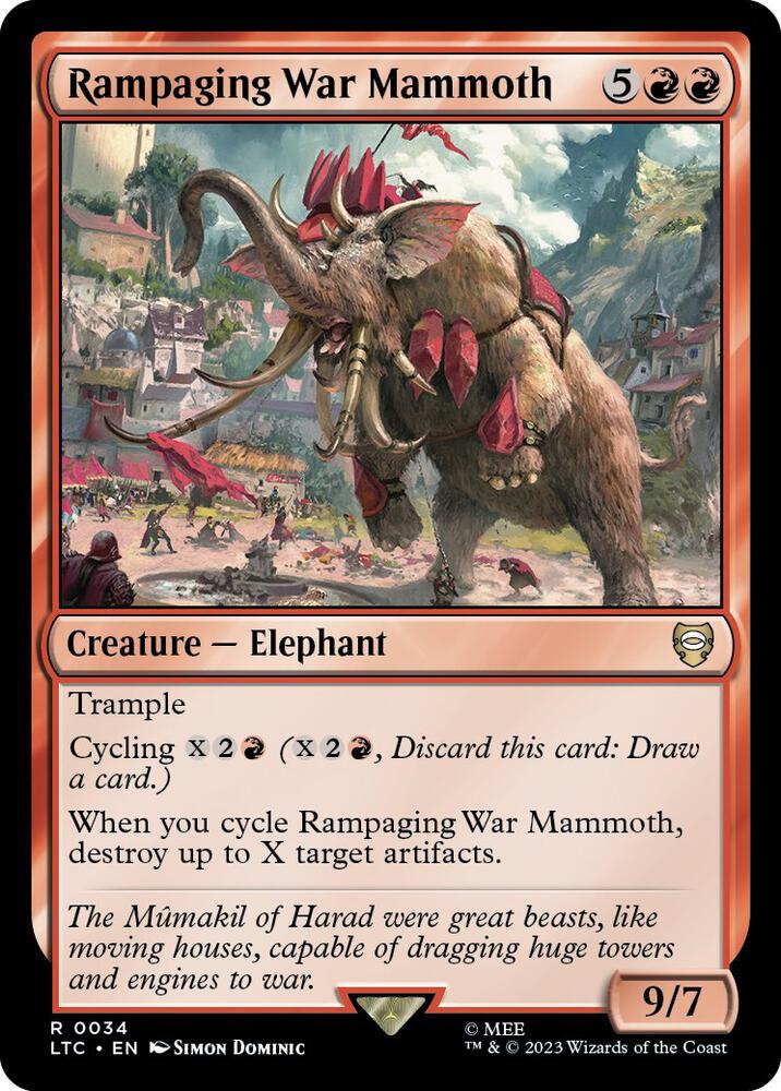 Rampaging War Mammoth [The Lord of the Rings: Tales of Middle-Earth Commander]