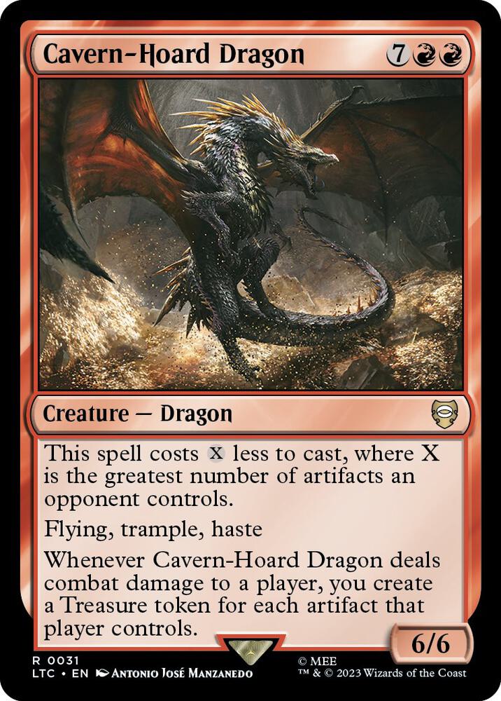 Cavern-Hoard Dragon [The Lord of the Rings: Tales of Middle-Earth Commander]