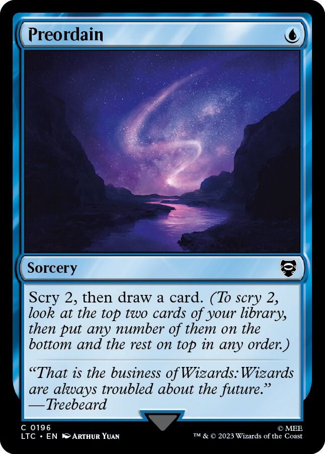 Preordain [The Lord of the Rings: Tales of Middle-Earth Commander]
