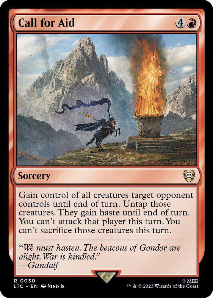 Call for Aid [The Lord of the Rings: Tales of Middle-Earth Commander]