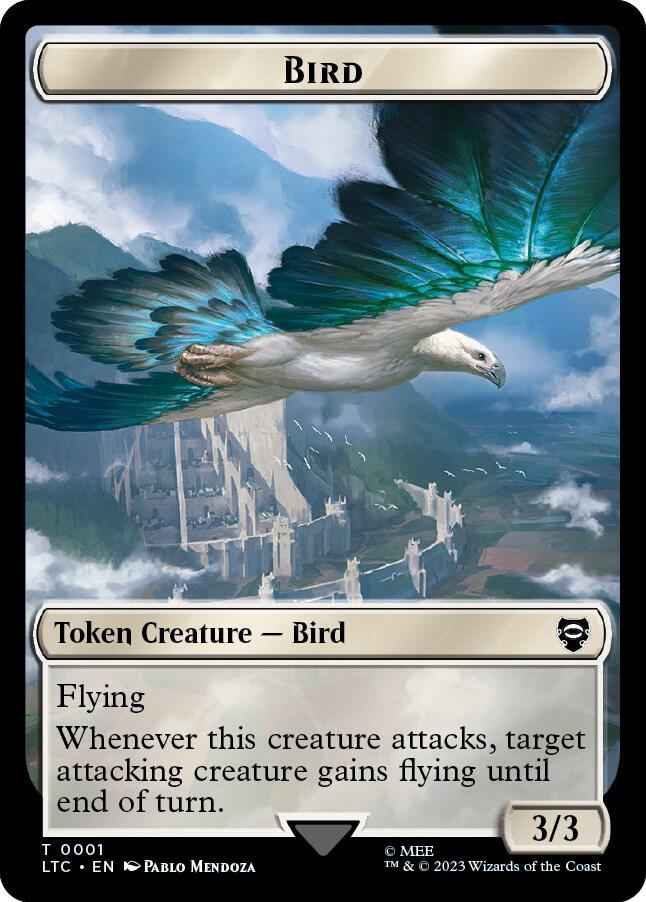 Bird // Goat Token [The Lord of the Rings: Tales of Middle-Earth Commander Tokens]