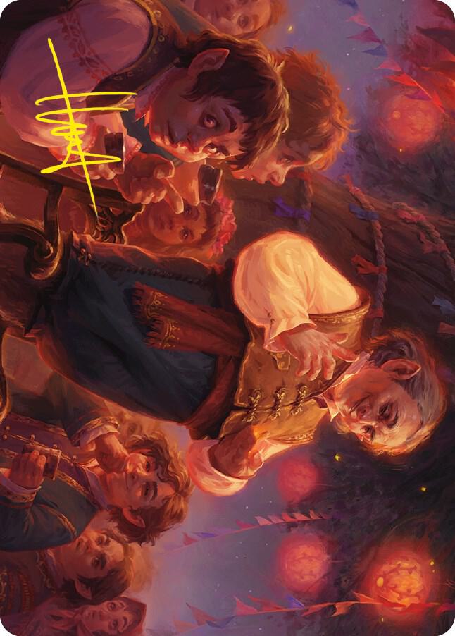 Bilbo, Retired Burglar Art Card (Gold-Stamped Signature) [The Lord of the Rings: Tales of Middle-earth Art Series]