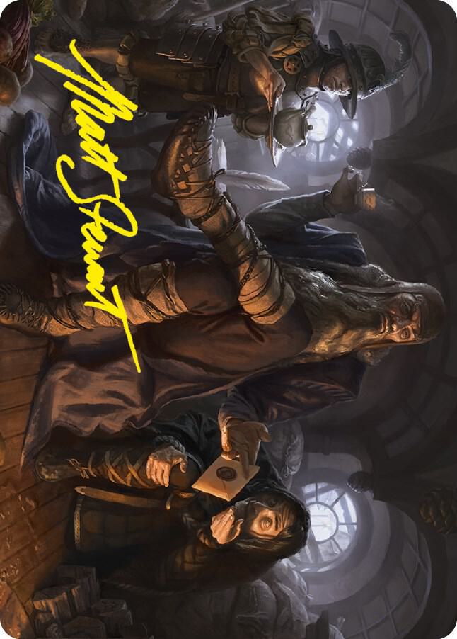 Sharkey, Tyrant of the Shire Art Card (Gold-Stamped Signature) [The Lord of the Rings: Tales of Middle-earth Art Series]