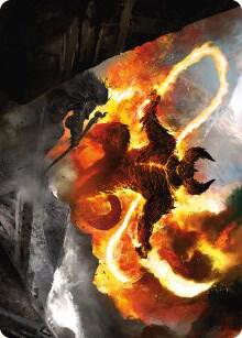 The Balrog, Durin's Bane Art Card [The Lord of the Rings: Tales of Middle-earth Art Series]