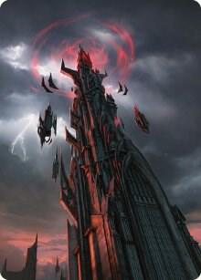 Barad-dur Art Card [The Lord of the Rings: Tales of Middle-earth Art Series]