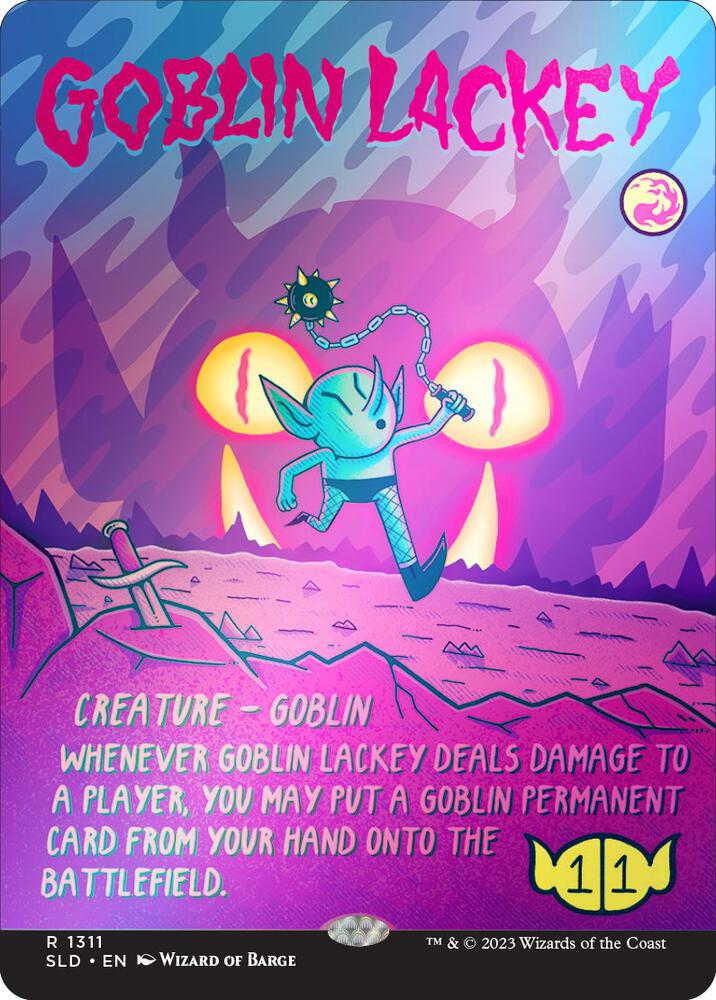 Goblin Lackey (1311) (Rainbow Foil) [Secret Lair Drop Series]