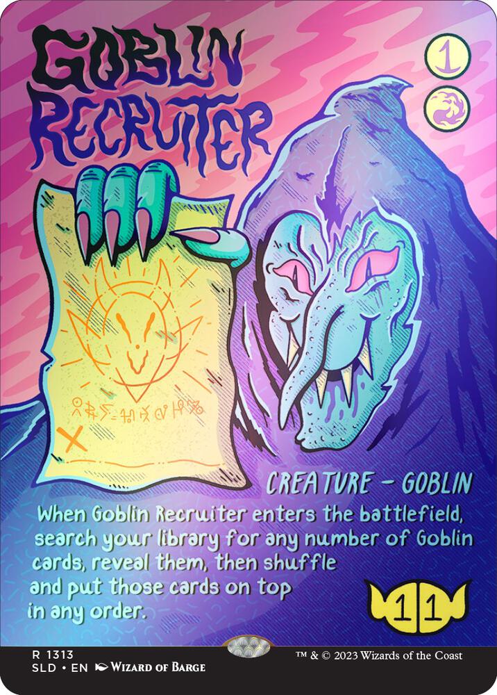 Goblin Recruiter (Rainbow Foil) [Secret Lair Drop Series]