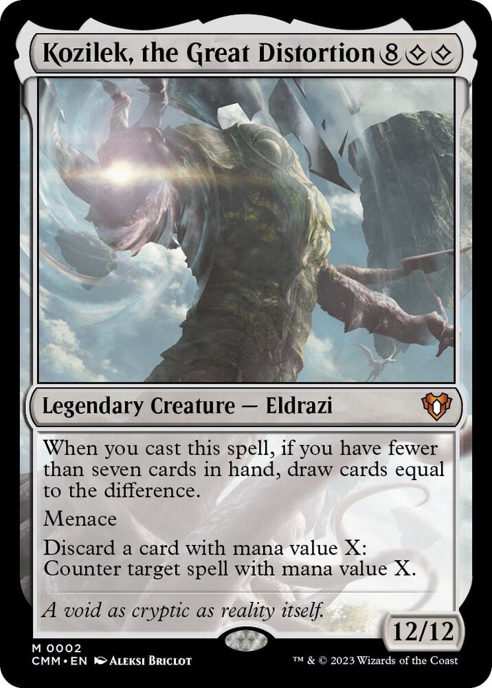 Kozilek, the Great Distortion [Commander Masters]