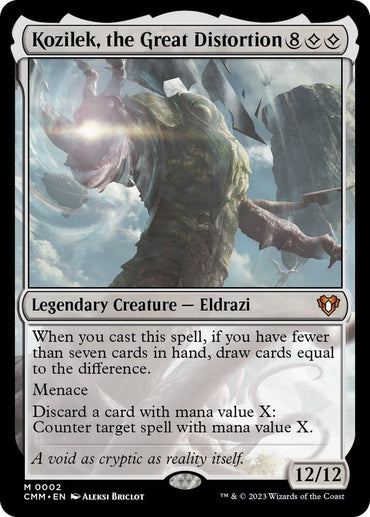 Kozilek, the Great Distortion [Commander Masters]