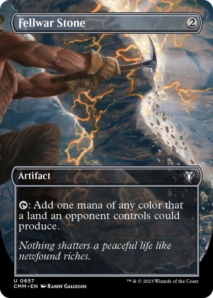 Fellwar Stone (Borderless Alternate Art) [Commander Masters]