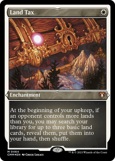 Land Tax (Foil Etched) [Commander Masters]