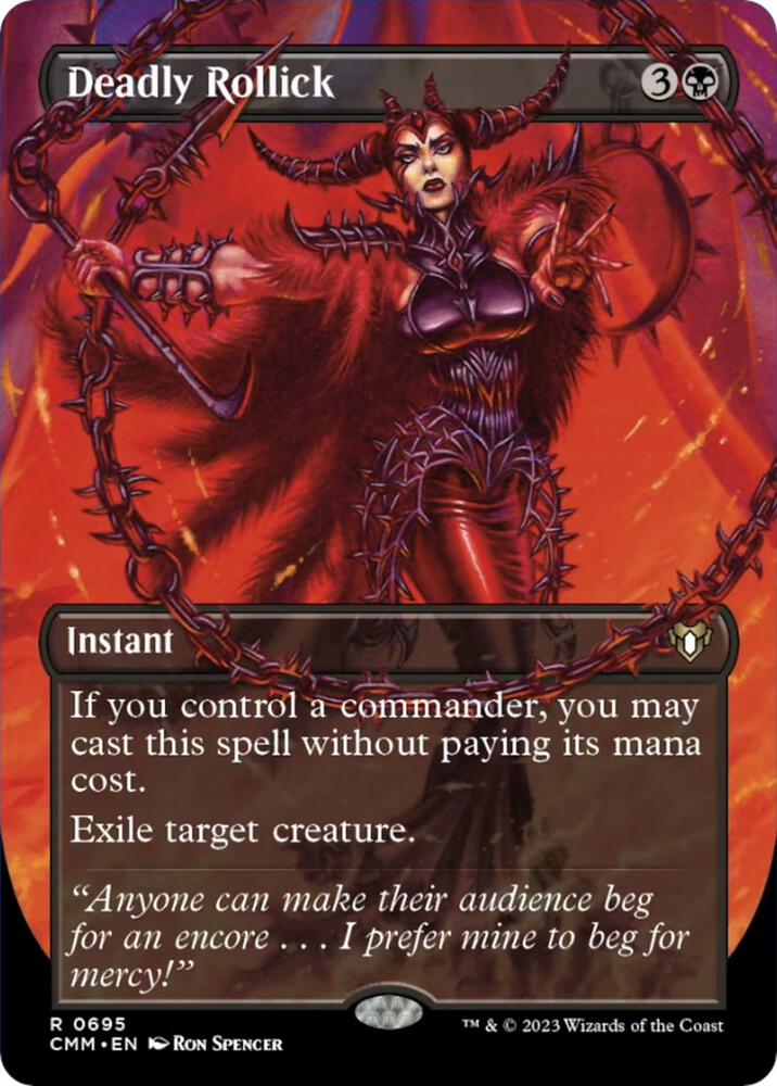 Deadly Rollick (Borderless Alternate Art) [Commander Masters]