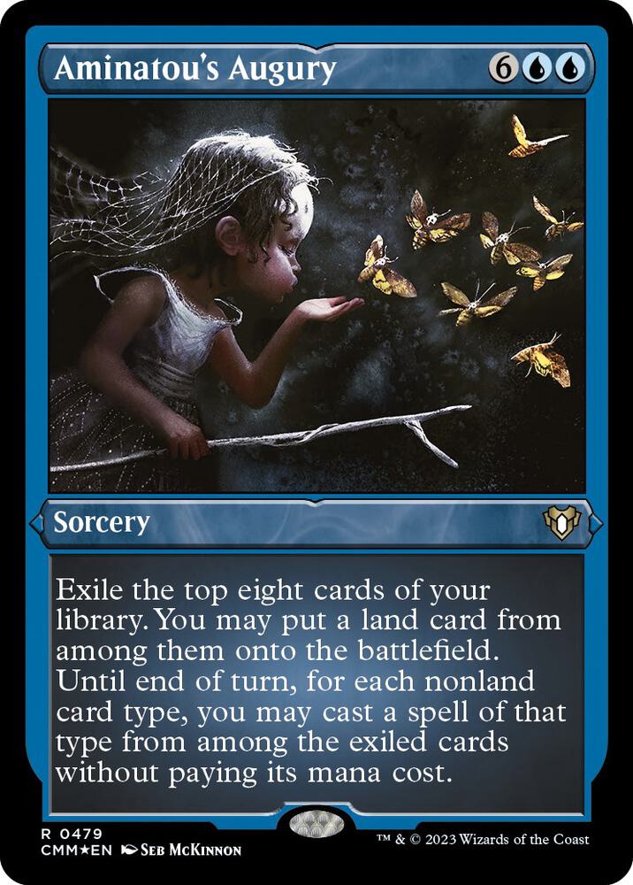 Aminatou's Augury (Foil Etched) [Commander Masters]