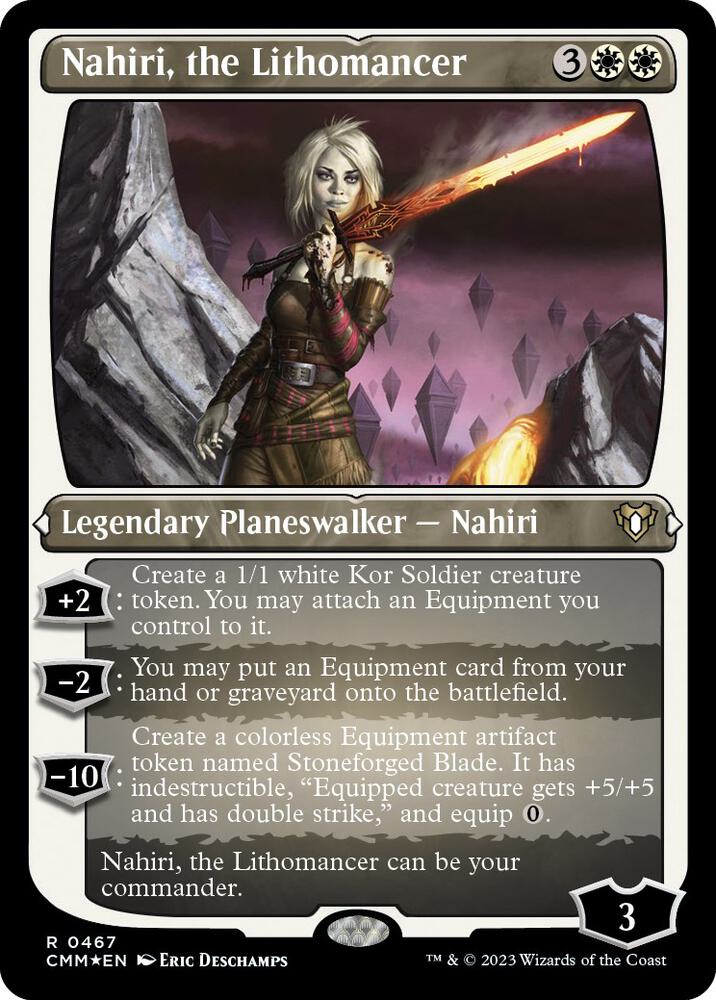 Nahiri, the Lithomancer (Foil Etched) [Commander Masters]