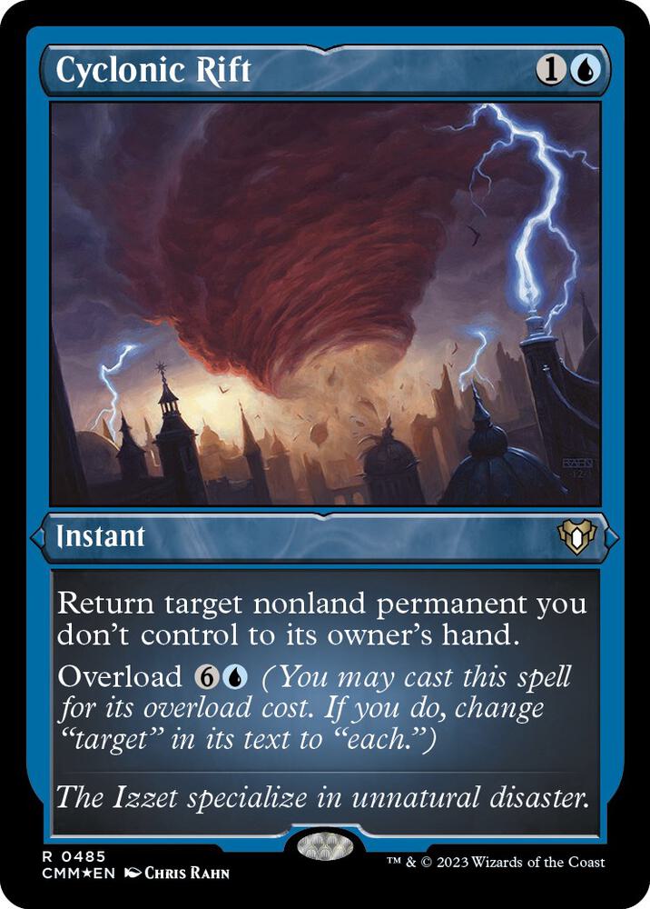 Cyclonic Rift (Foil Etched) [Commander Masters]