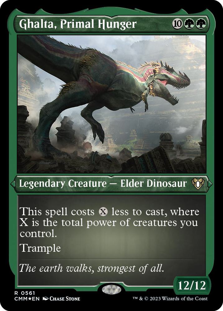 Ghalta, Primal Hunger (Foil Etched) [Commander Masters]