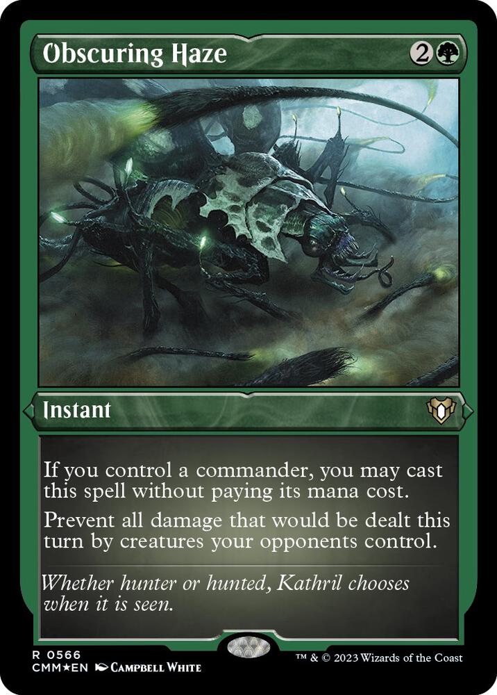 Obscuring Haze (Foil Etched) [Commander Masters]