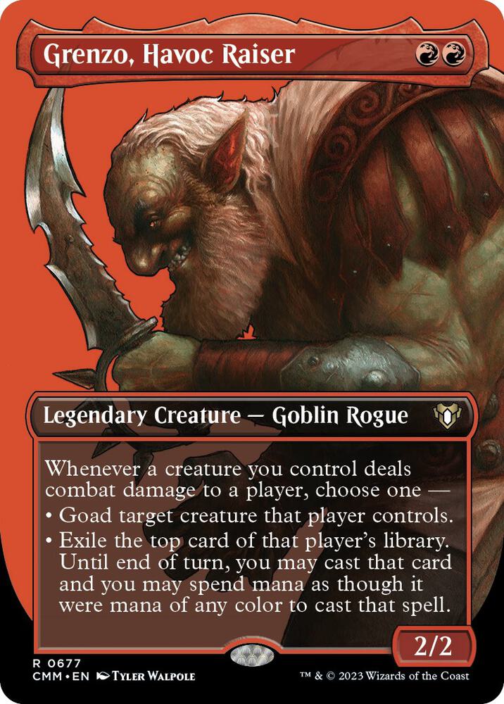 Grenzo, Havoc Raiser (Borderless Profile) [Commander Masters]
