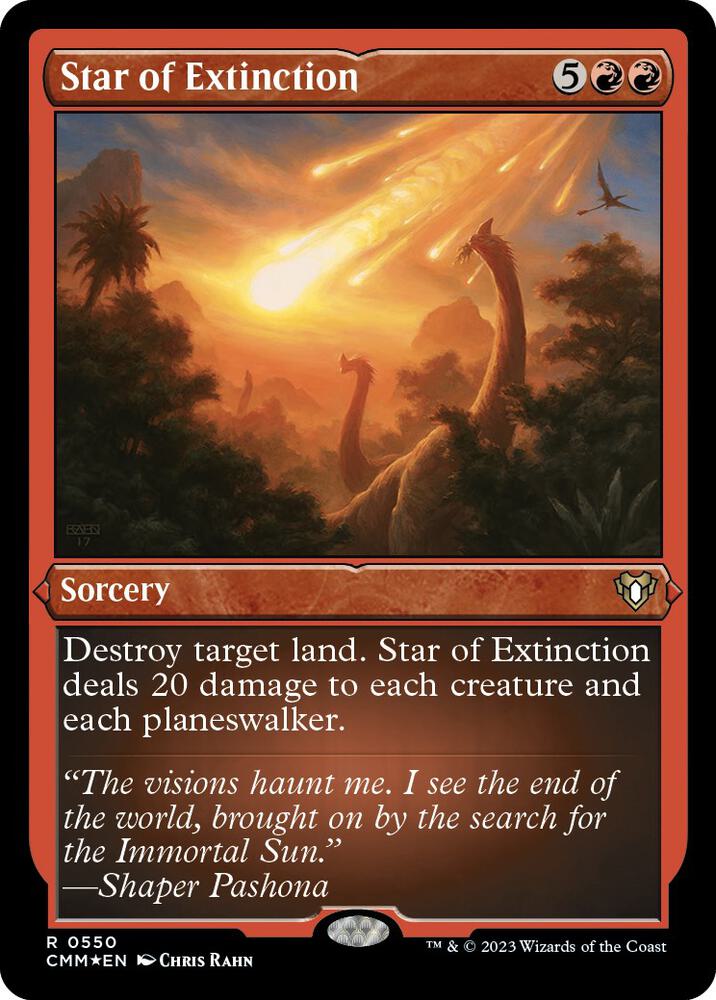 Star of Extinction (Foil Etched) [Commander Masters]