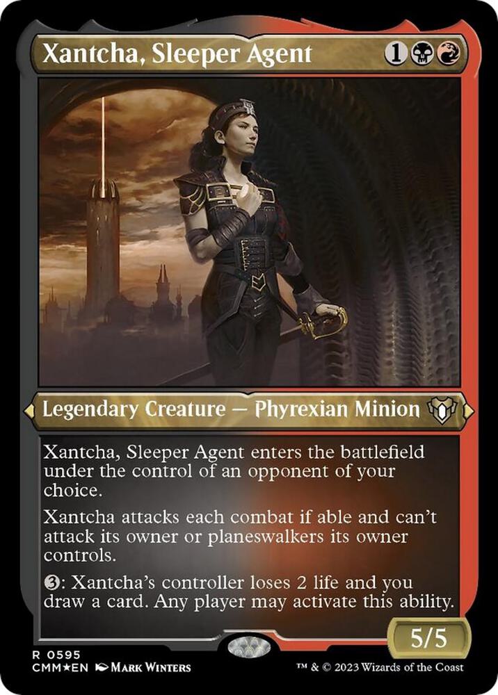 Xantcha, Sleeper Agent (Foil Etched) [Commander Masters]